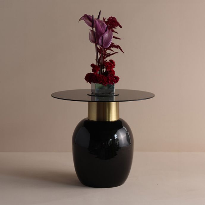 Black Enamel Table