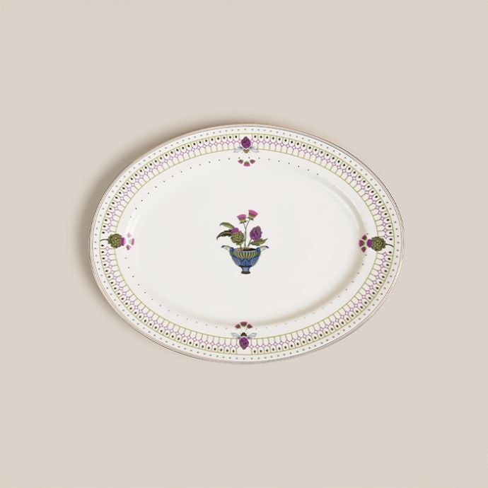 Abloom Oval Platter