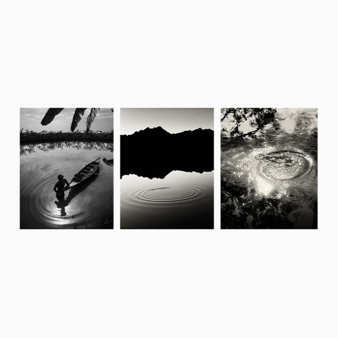 Veil of Water Art Print - Set of 3