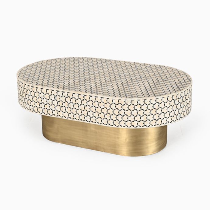 Qishr Inlay Coffee Table