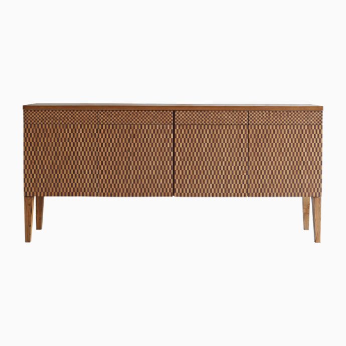 Chequered Inlay Dining Console