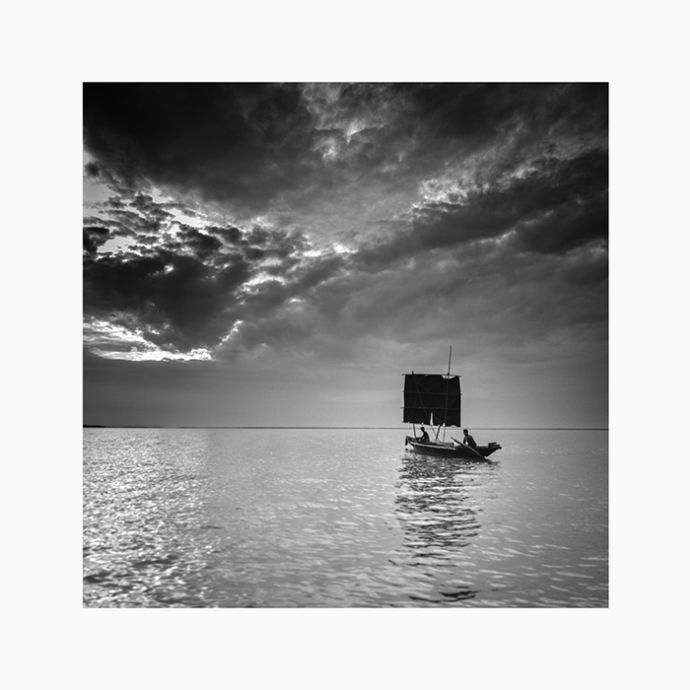 Mist Over Chilika Art Print