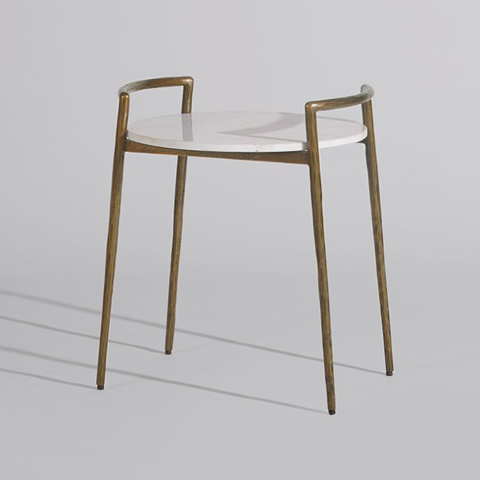 Forged Handle Side Table