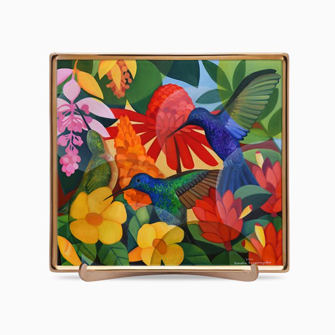 Garden of Paradise by Senaka Senanayake Art Platter