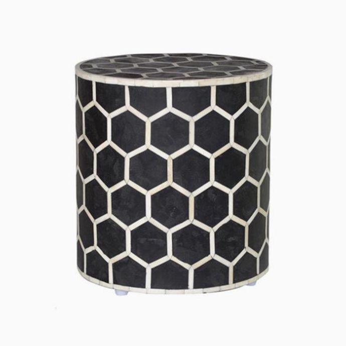 Honeycomb Inlay Stool