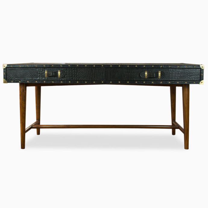 Heritage Leather Study Desk
