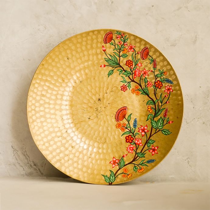 Kalpvriksha Brass Platter