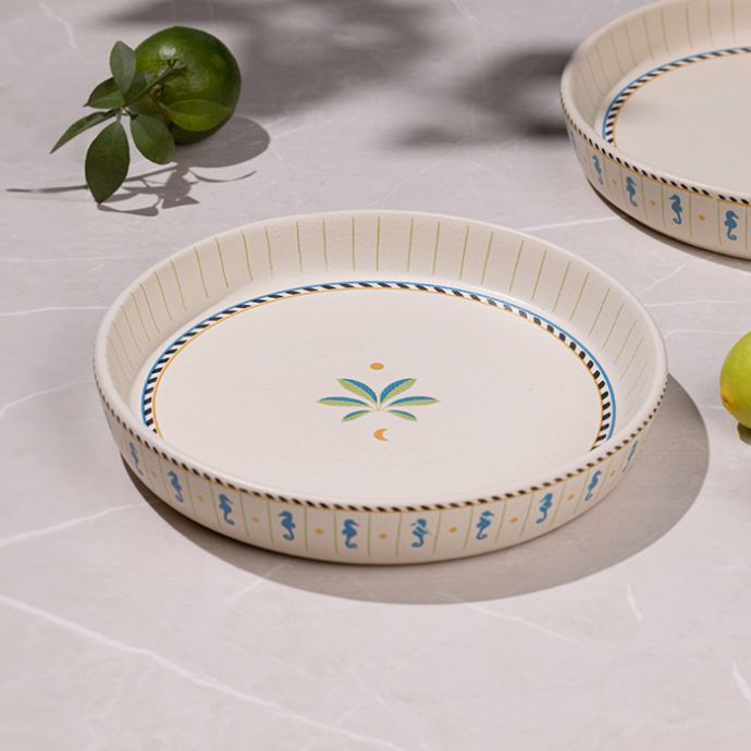 Mirissa Tall Edge Platter-Petit