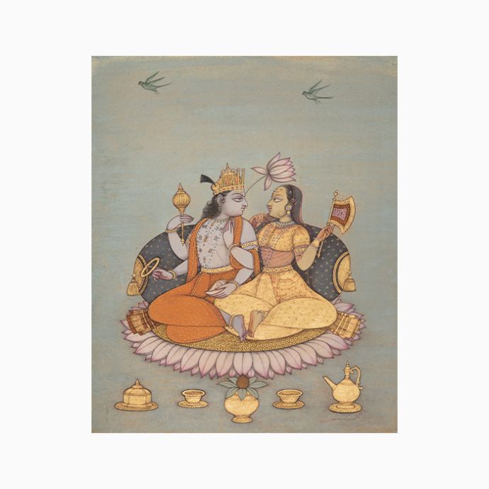 Radha & Krishna Jal Krida - Mahaveer Swami