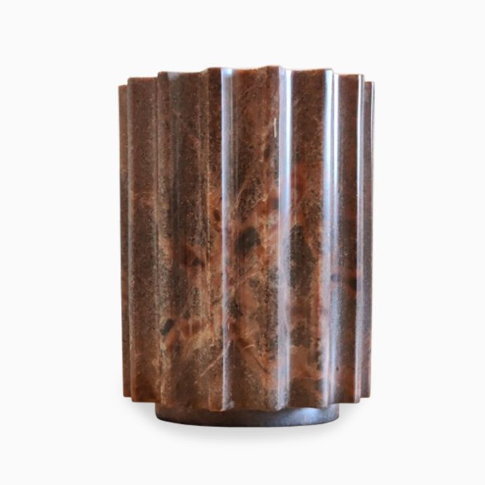 Fluted vase tall 