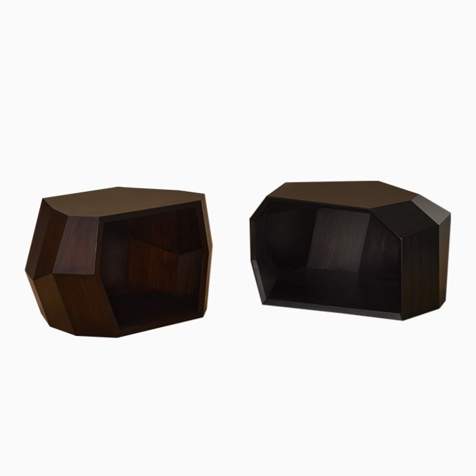 Rocks Bookshelf, Seating, Table 2- Set of 2 