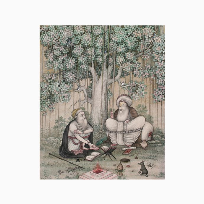 Sadhu Under Banyan Tree