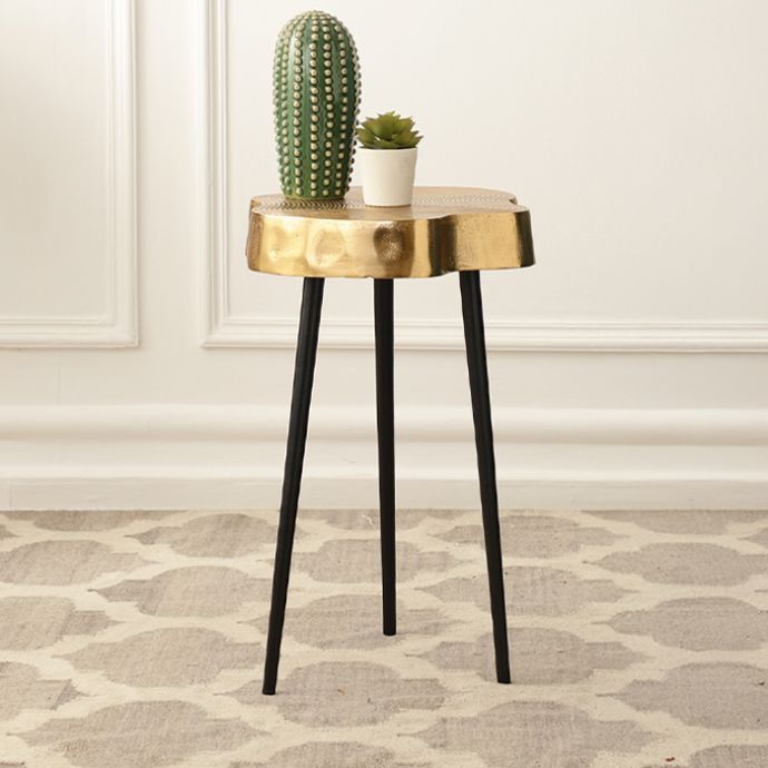 Sawed Log Side Table