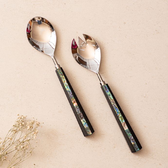 Abalone Serving Spoons