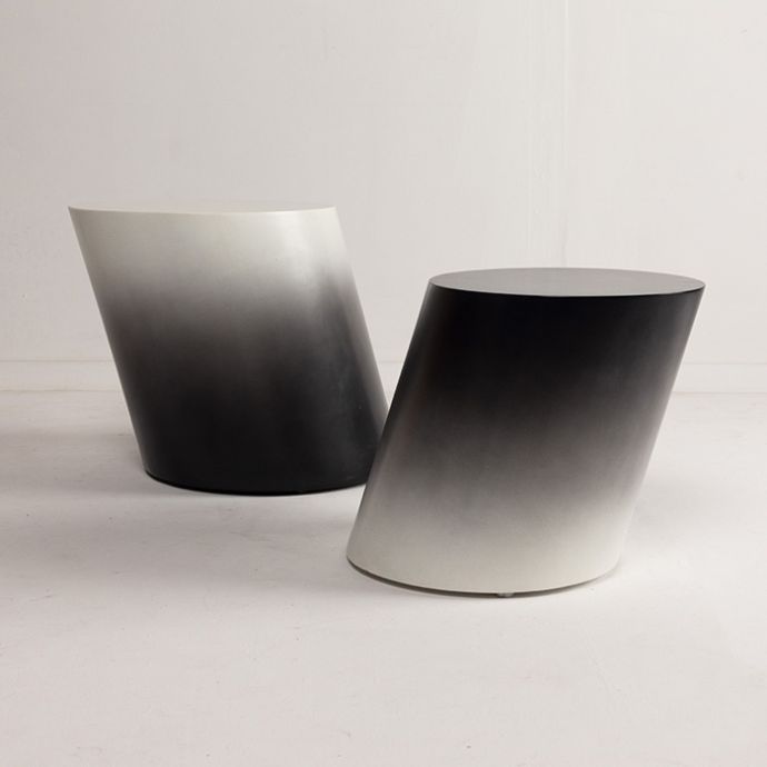 Smoked Side Tables - Set Of 2