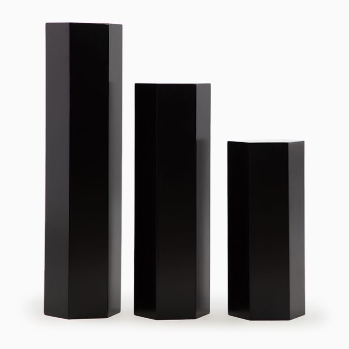 Solid Hexagon Pedestal