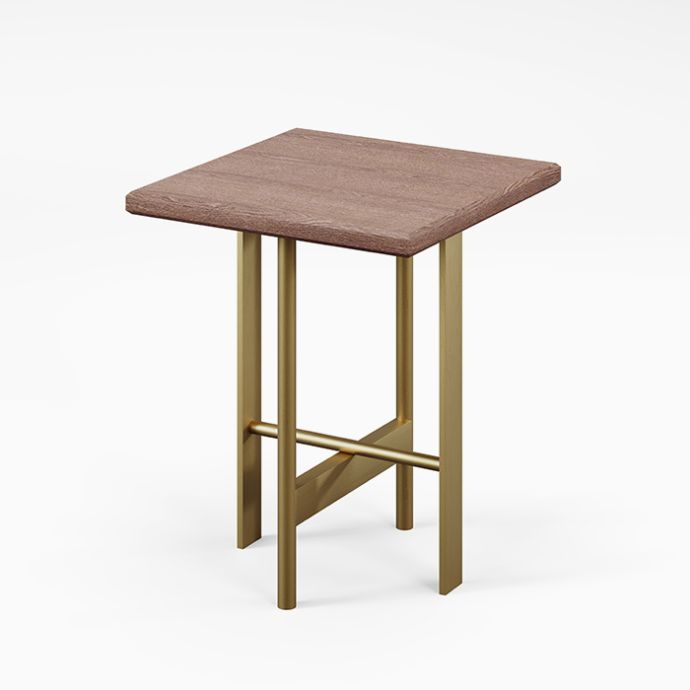 Sparks Side Table Square - Hi - SS