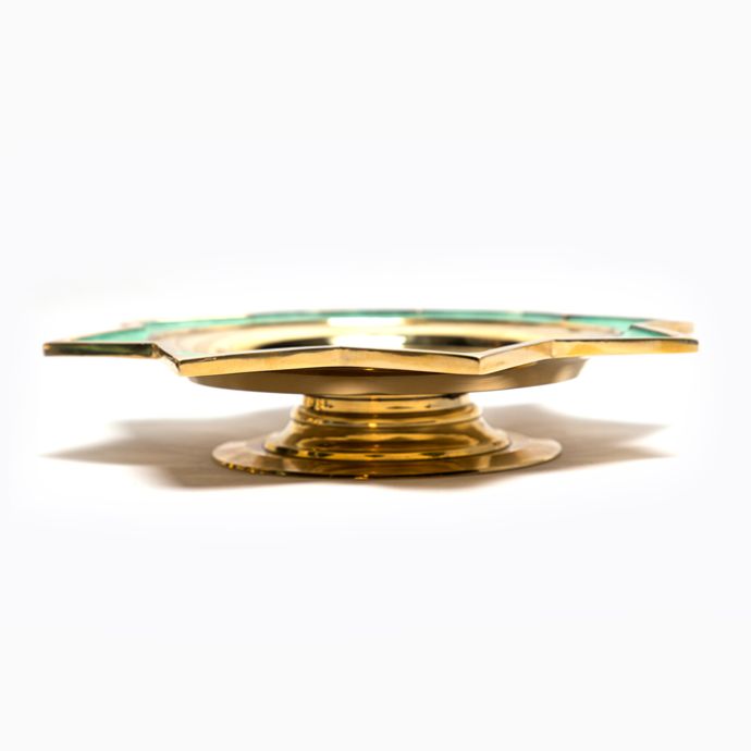 Zebrowski Star Pedestal Platter