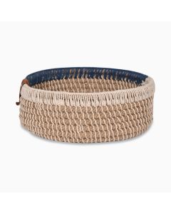 Jute Organizer with Coloured Rim